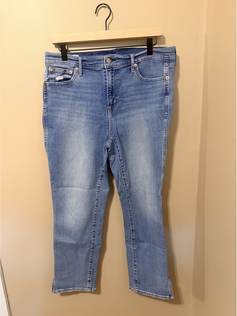 Gap Vintage Slim Mid Rise Jeans Womens Size 32 14R Medium Wash Denim